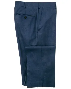 Navy Melange Dress Trouser