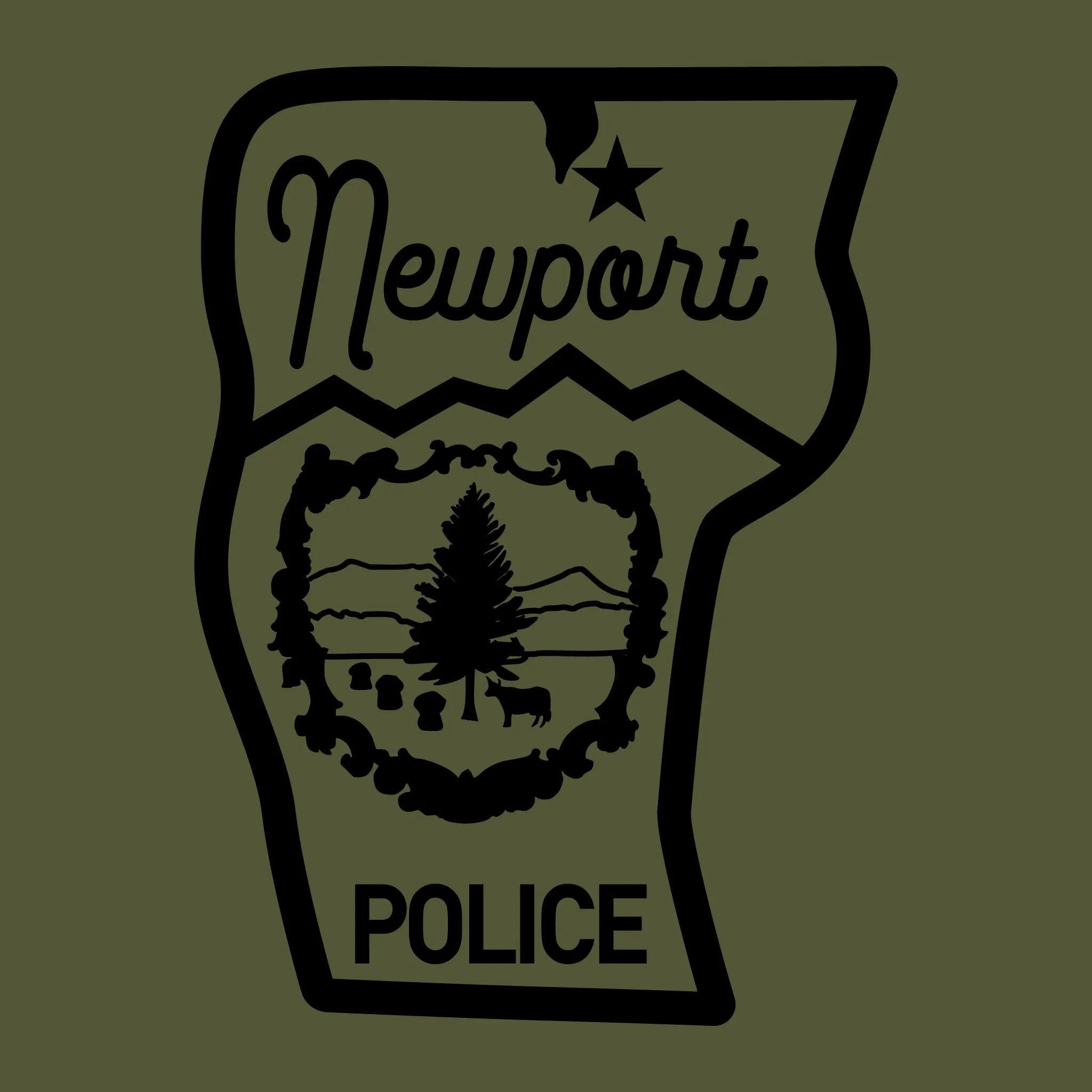 [Newport Police Department] Performance Hoodie 2.0 [GREEN]