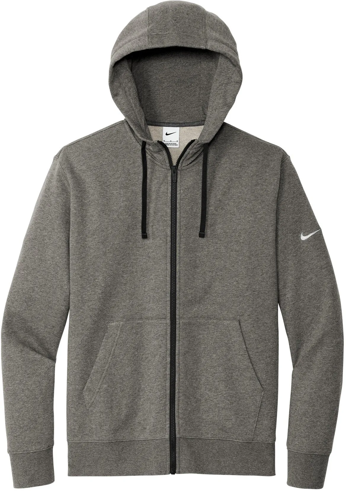 NIKE Club Fleece Sleeve Swoosh Full-Zip Hoodie