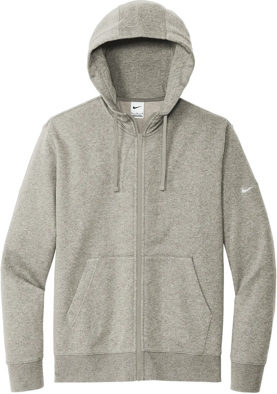 NIKE Club Fleece Sleeve Swoosh Full-Zip Hoodie