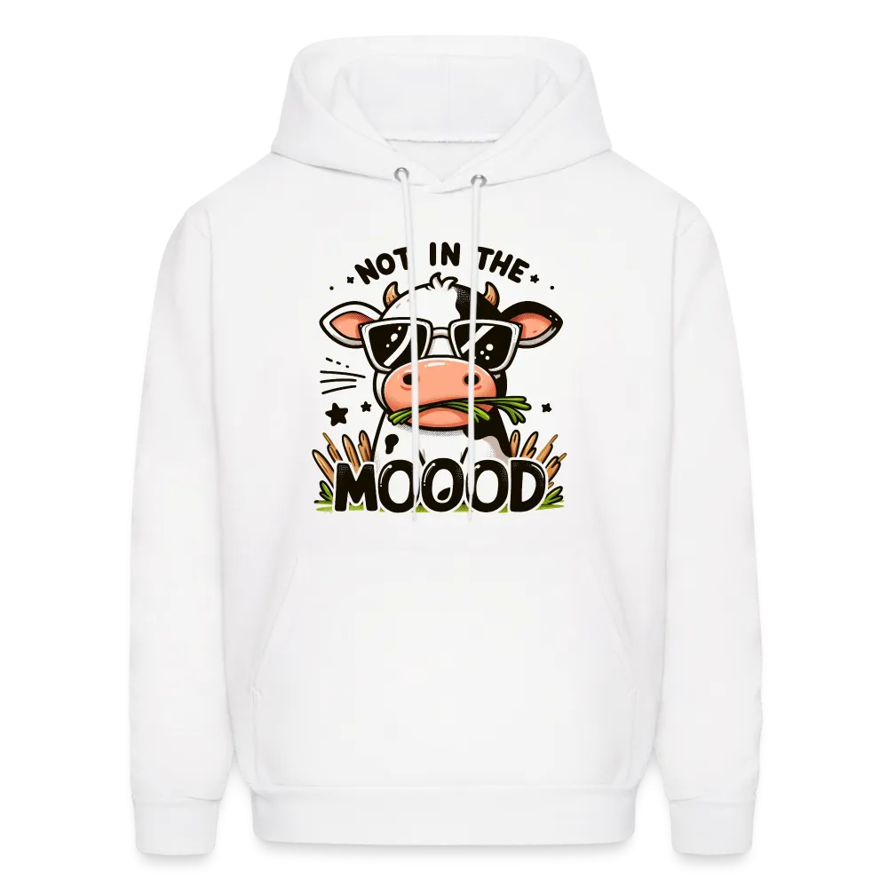 Not In The Mood Hoodie (Funny Cute Cow Design)