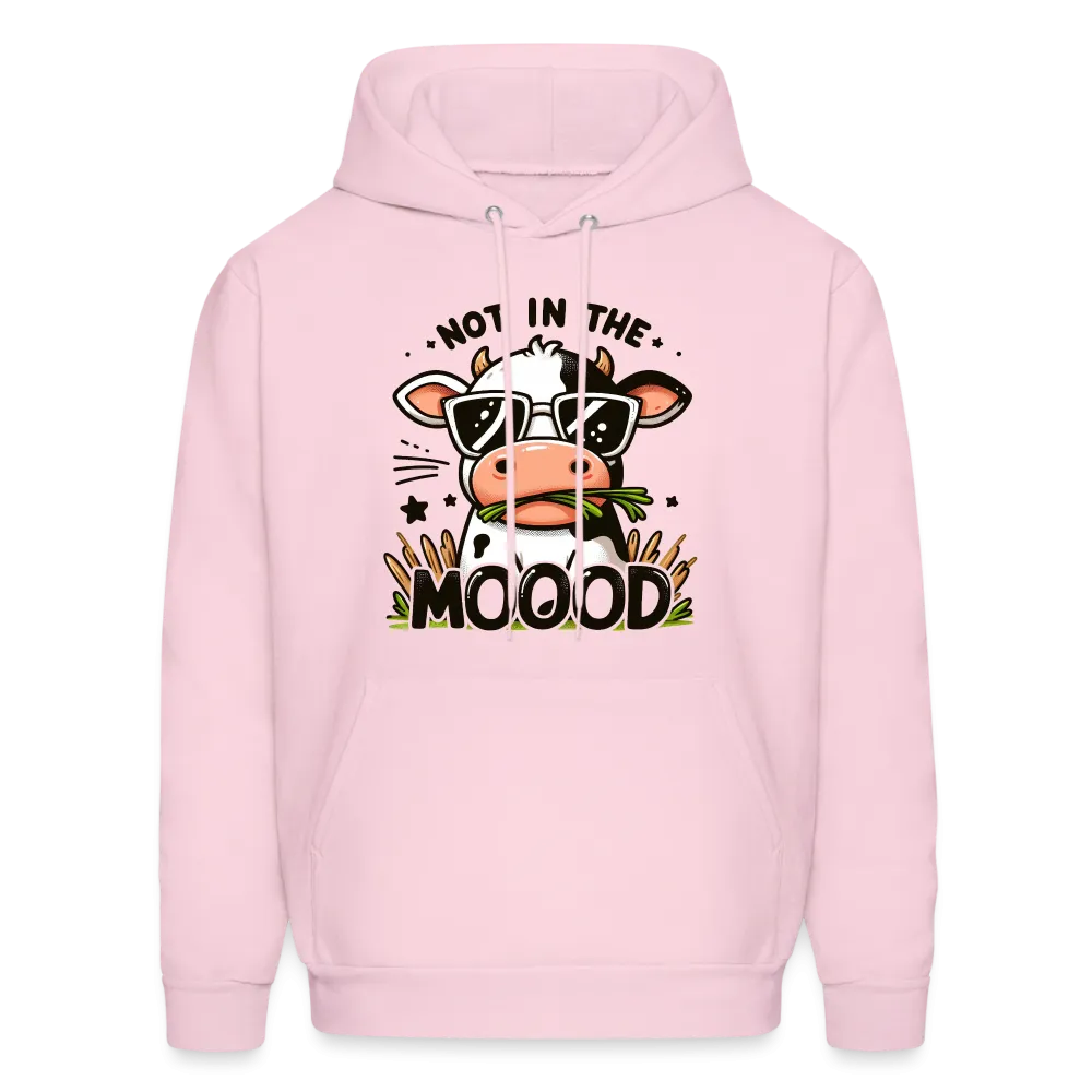 Not In The Mood Hoodie (Funny Cute Cow Design)