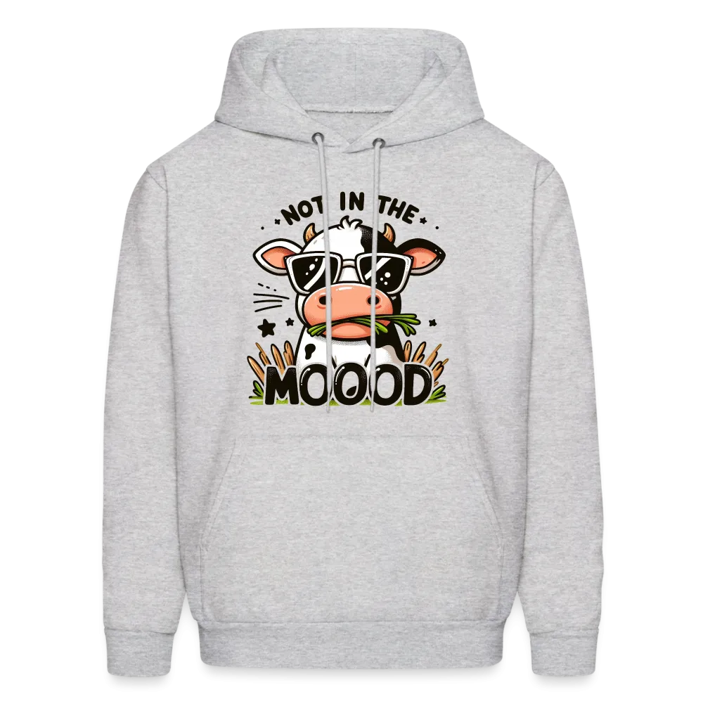 Not In The Mood Hoodie (Funny Cute Cow Design)