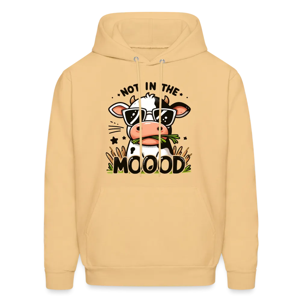 Not In The Mood Hoodie (Funny Cute Cow Design)