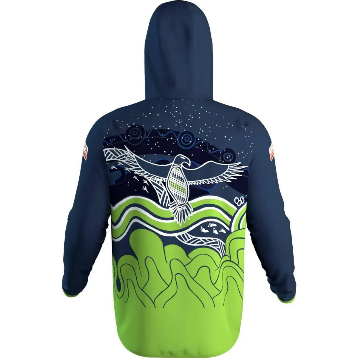 NRL 2021 Indigenous Team Hoodie -  Canberra Raiders - Full Zip Hoodie - Hoody