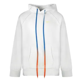 Off-White Long Drawstrings White Oversized Hoodie