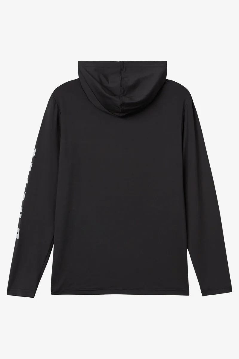 O'Neill Trvlr UPF Hooded L/S Tee-Black