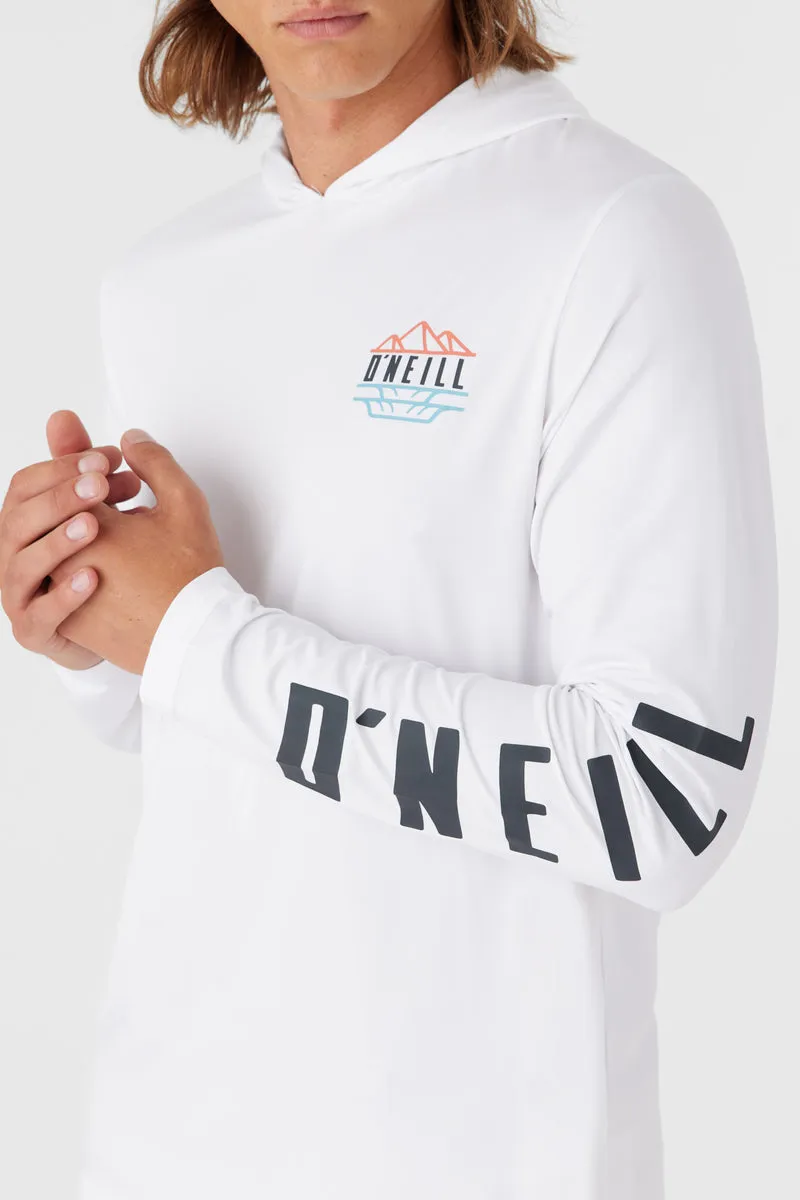 O'Neill Trvlr UPF Hooded L/S Tee-White