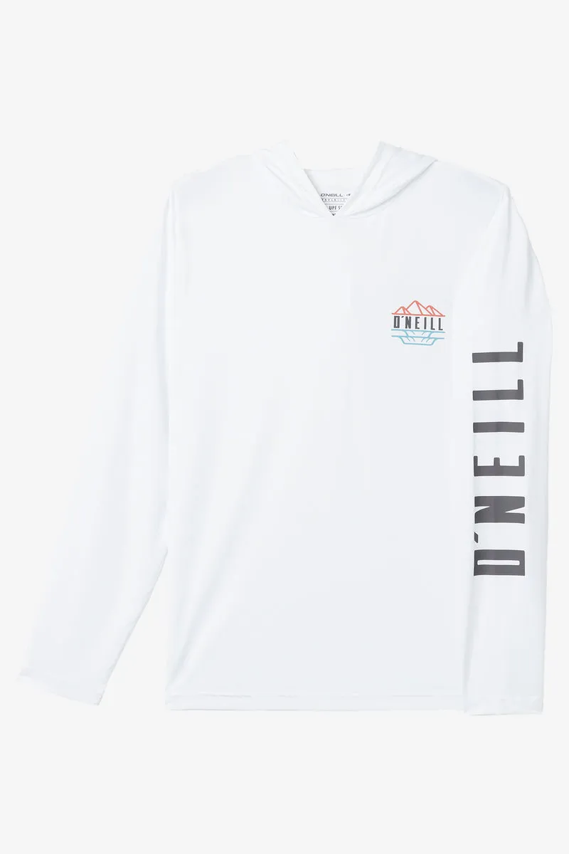 O'Neill Trvlr UPF Hooded L/S Tee-White