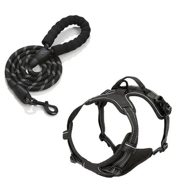 Pet Dog Chest Strap Vest with Explosion-Proof Buckle Traction Rope