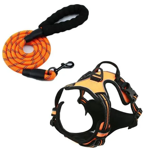 Pet Dog Chest Strap Vest with Explosion-Proof Buckle Traction Rope