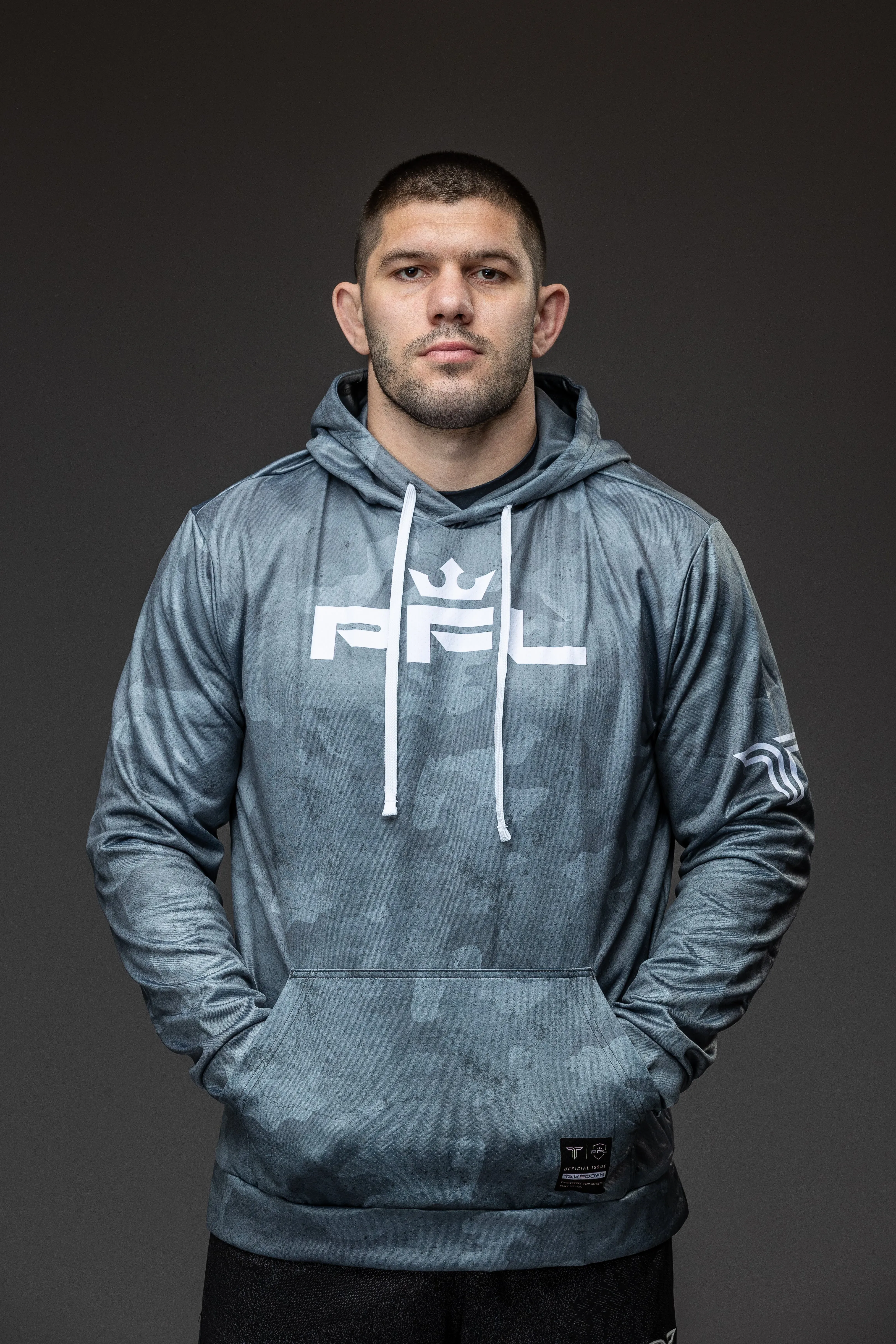 PFL Urban Camo Hoodie - Concrete