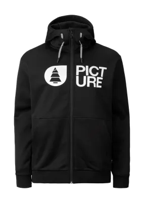 Picture Park Zip Tech Men's Hoodie - Black