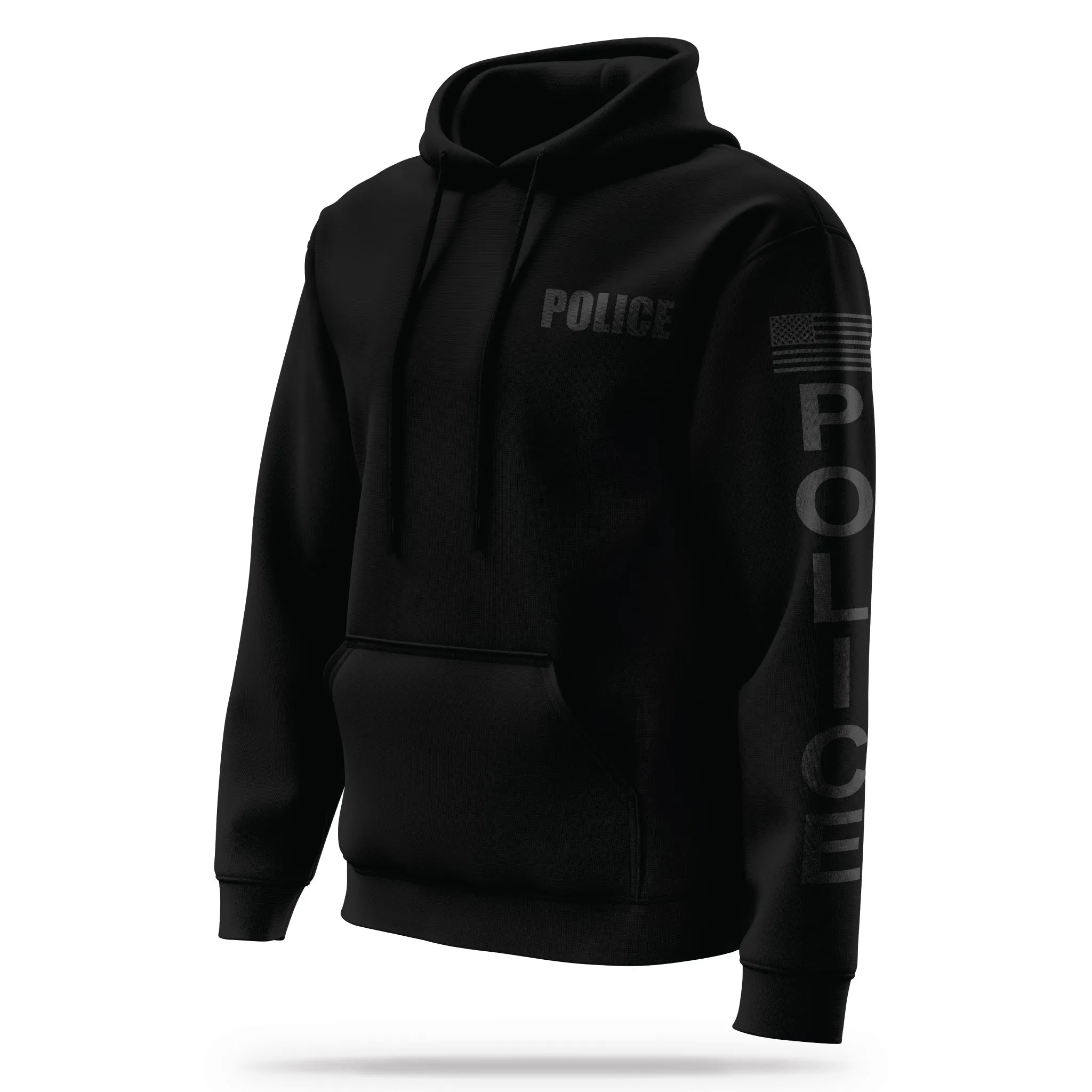 [POLICE] Performance Hoodie 2.0 [BLK/BLK]