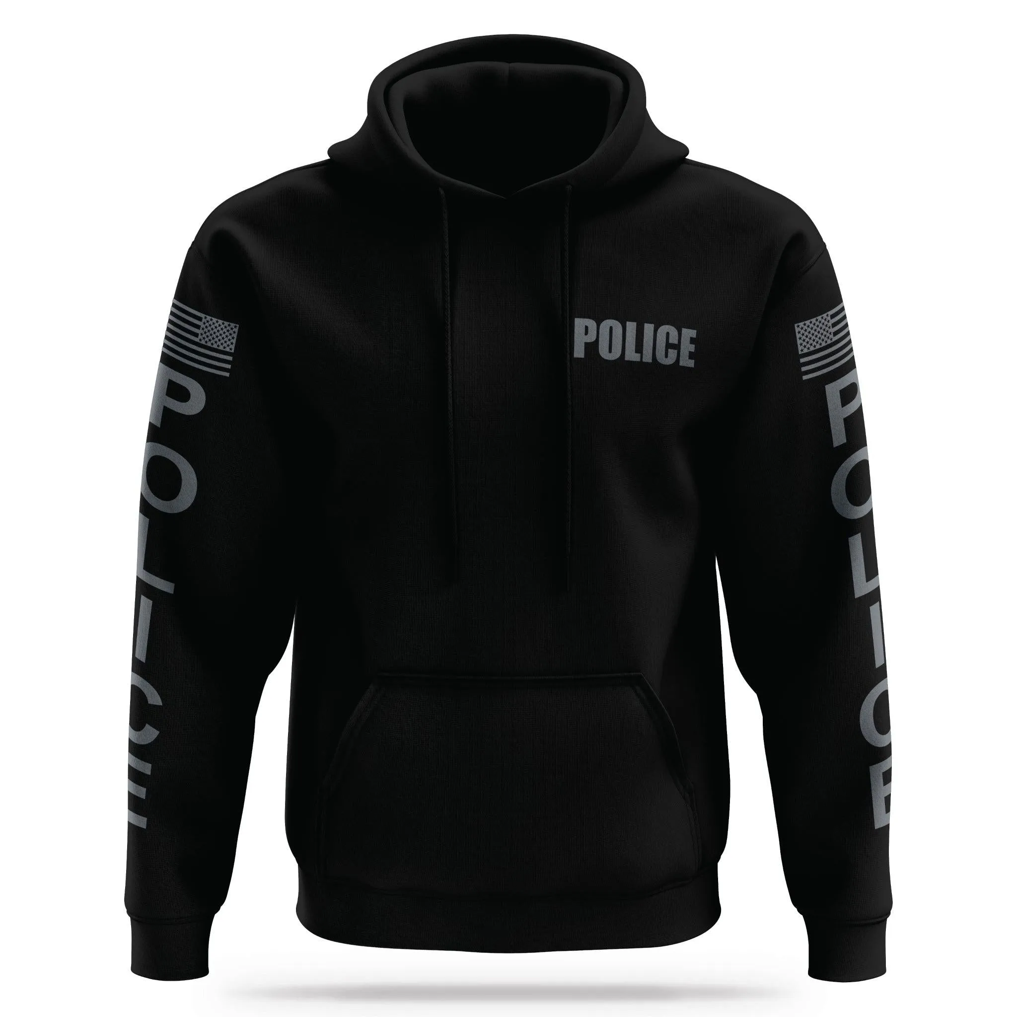 [POLICE] Performance Hoodie 2.0 [BLK/GRY]