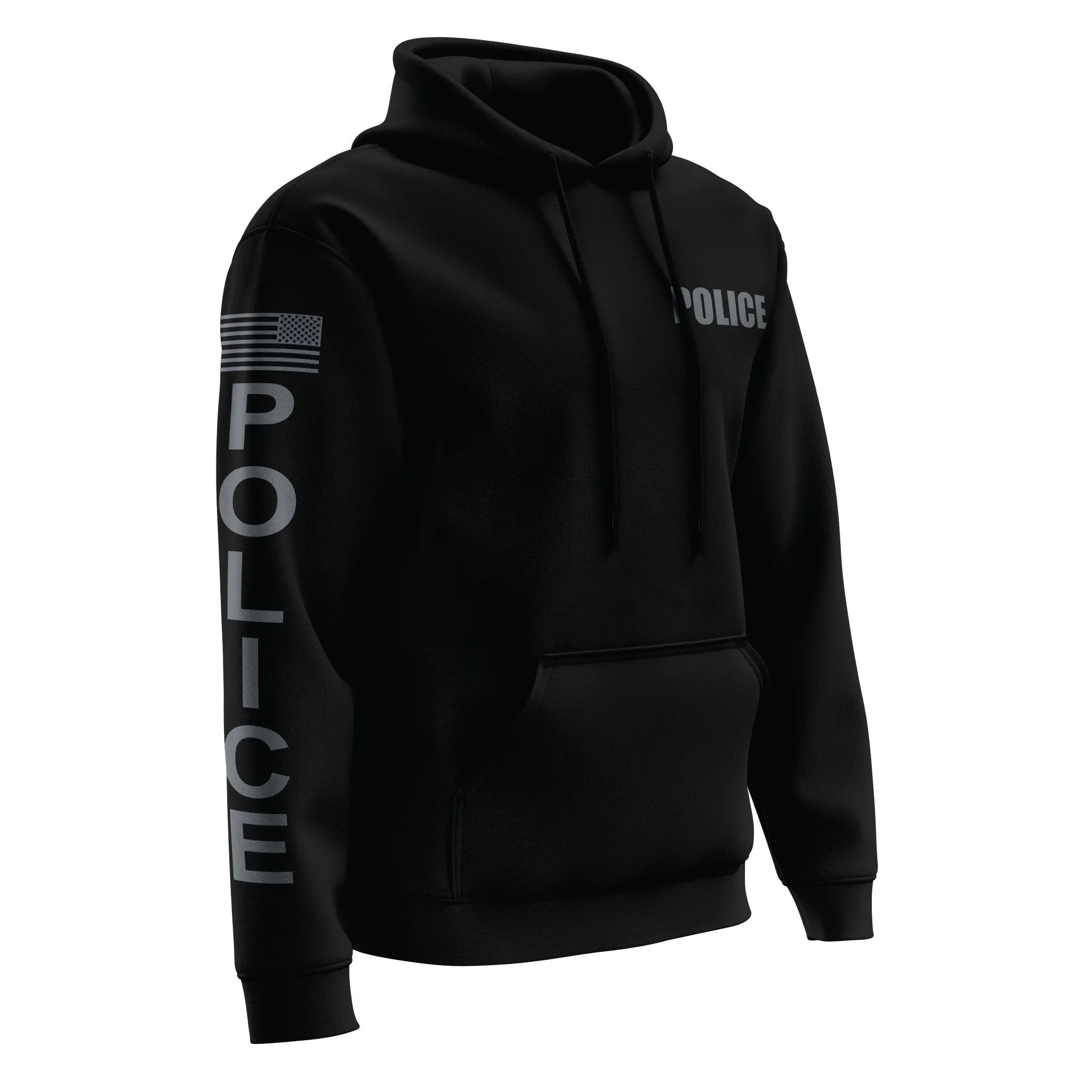 [POLICE] Performance Hoodie 2.0 [BLK/GRY]