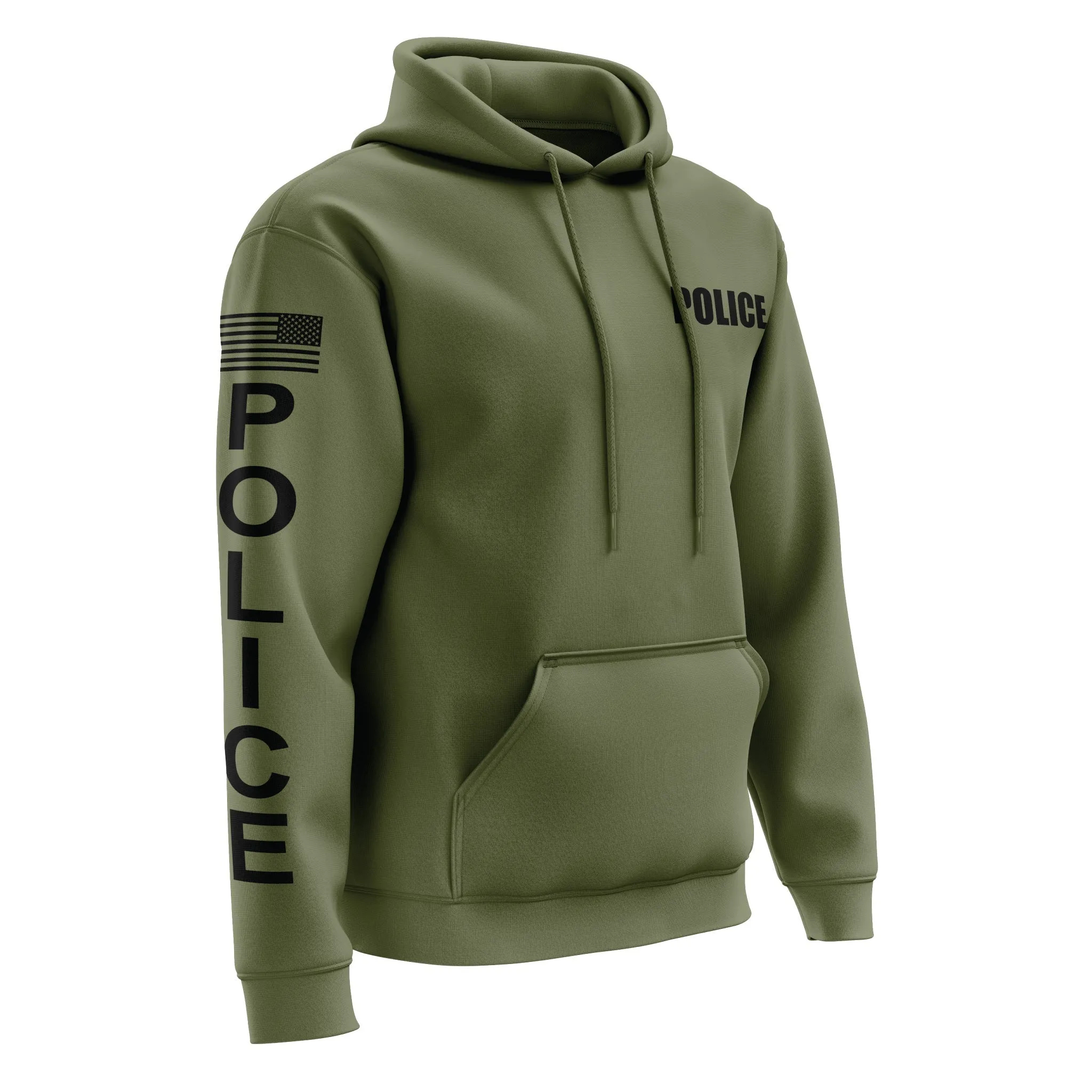 [POLICE] Performance Hoodie 2.0 [GRN/BLK]