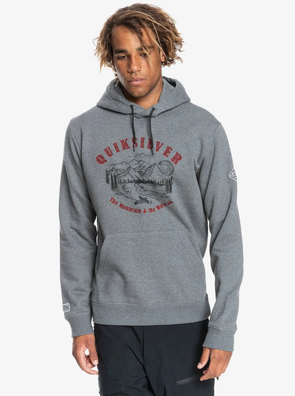 QUIKSILVER BIG LOGO HOODIE MEN'S