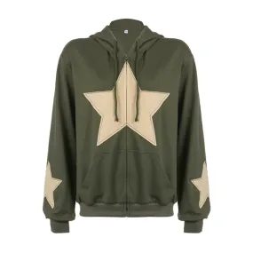 "High Street Star Patch" Hoodie