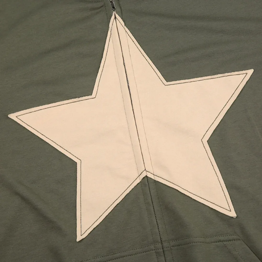 "High Street Star Patch" Hoodie