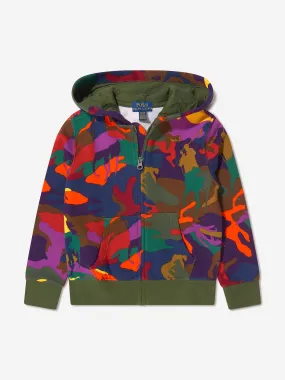 Ralph Lauren Boys Camouflage Print Zip-Up Hoodie