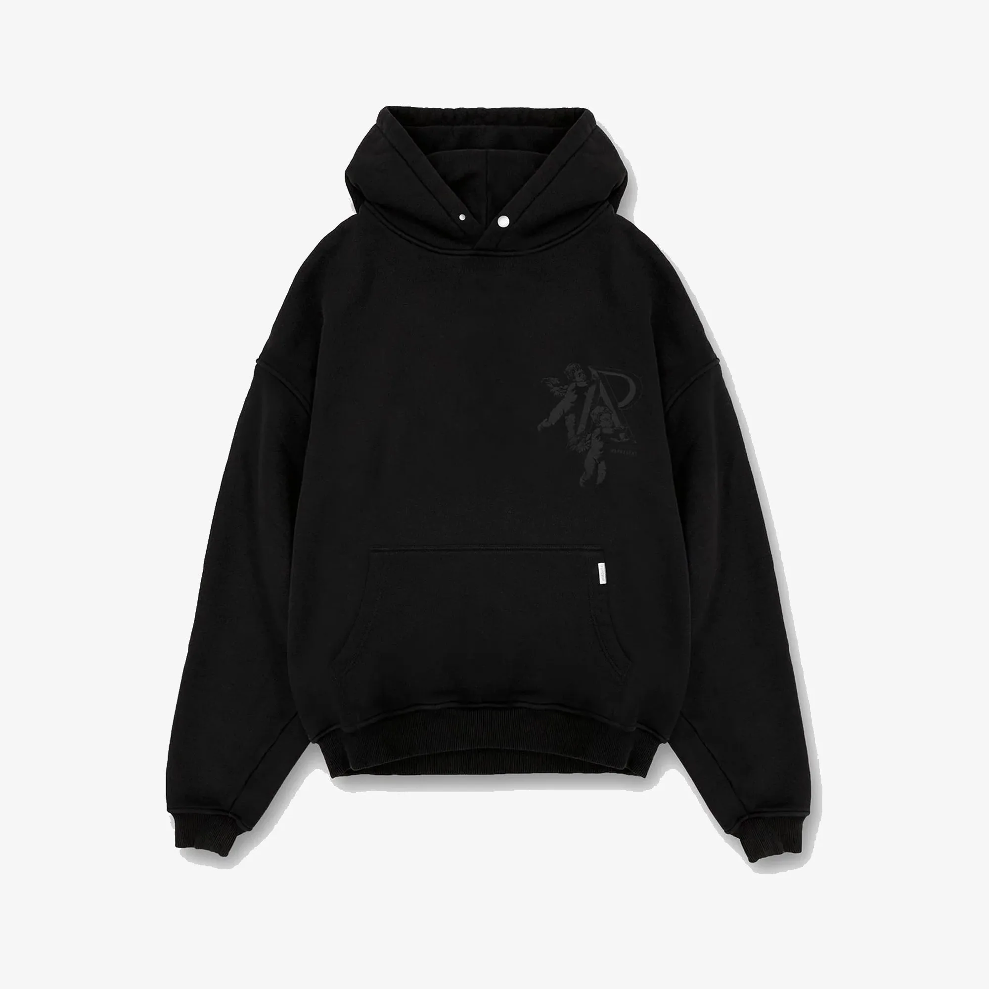 Represent | CHERUB INITIAL HOODIE  { BLACK