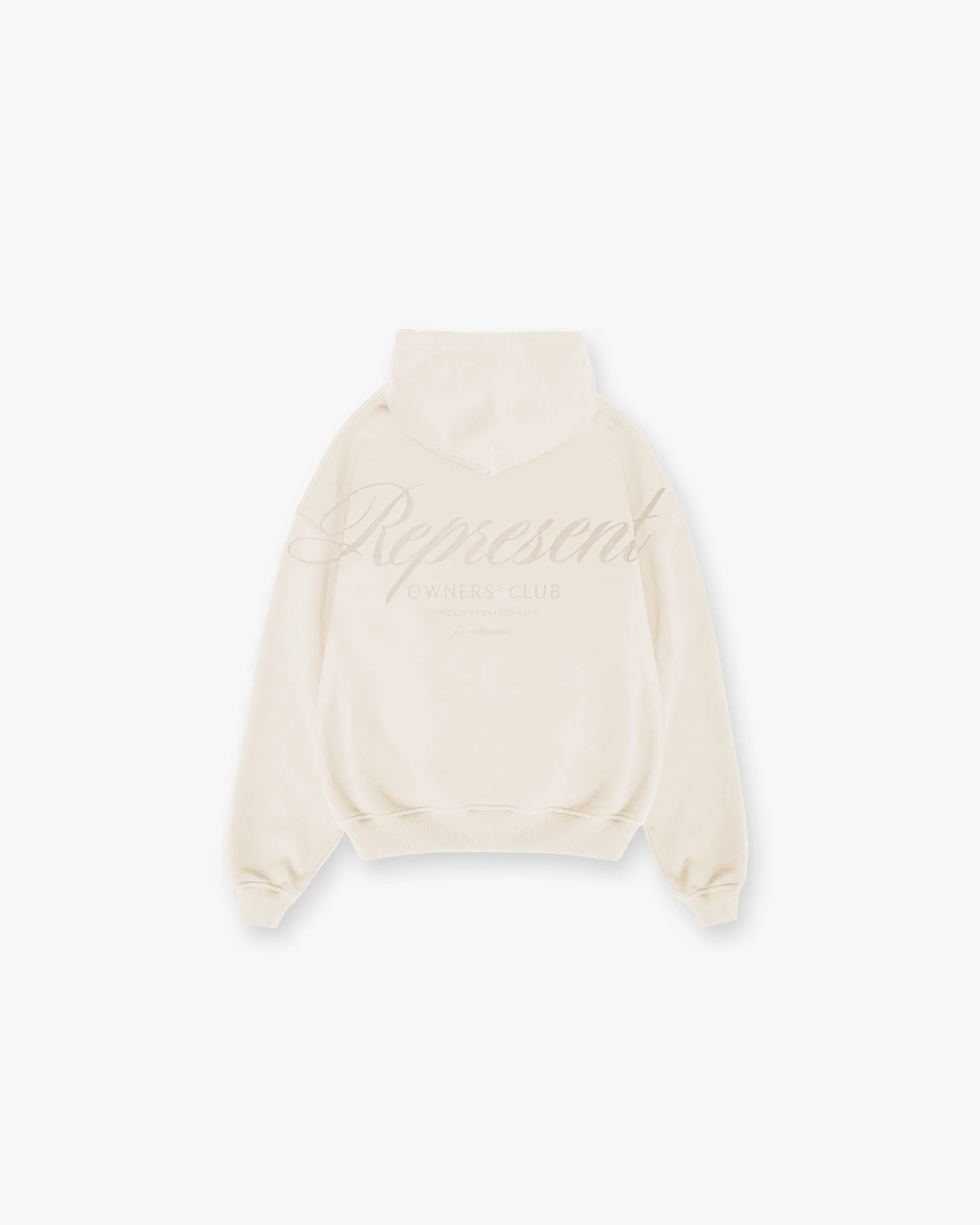 Represent X Ounass Owners Club Script Hoodie - Island Fossil