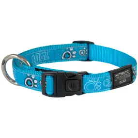 ROGZ TURQUOISE PAW COLLAR - XL