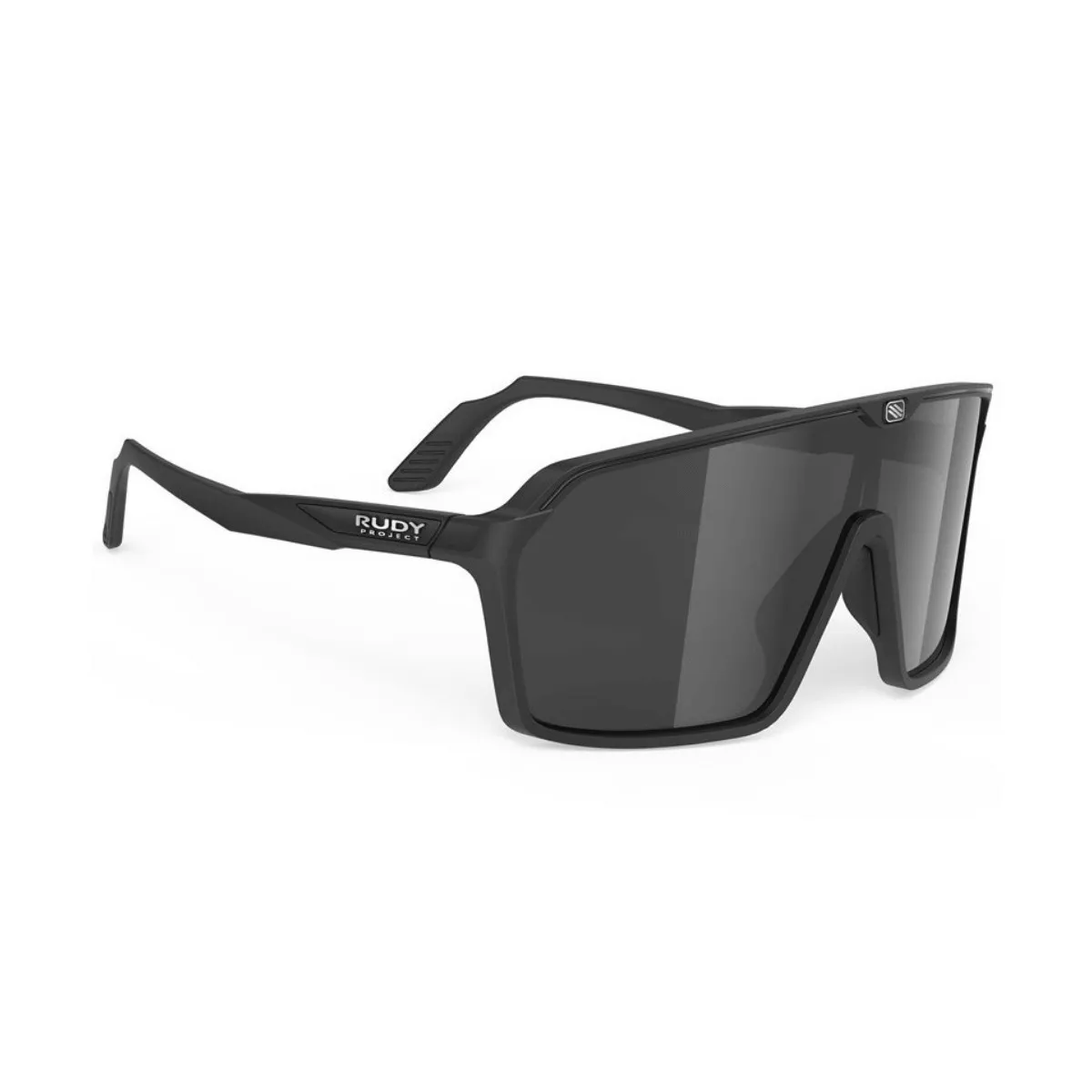 Rudy Project Spinshield Matte Black Glasses with Smoked Black Lens