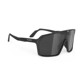 Rudy Project Spinshield Matte Black Glasses with Smoked Black Lens