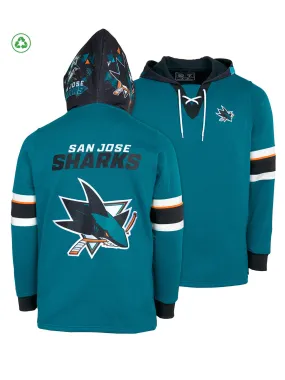 San Jose Sharks Lace-Up Hoodie