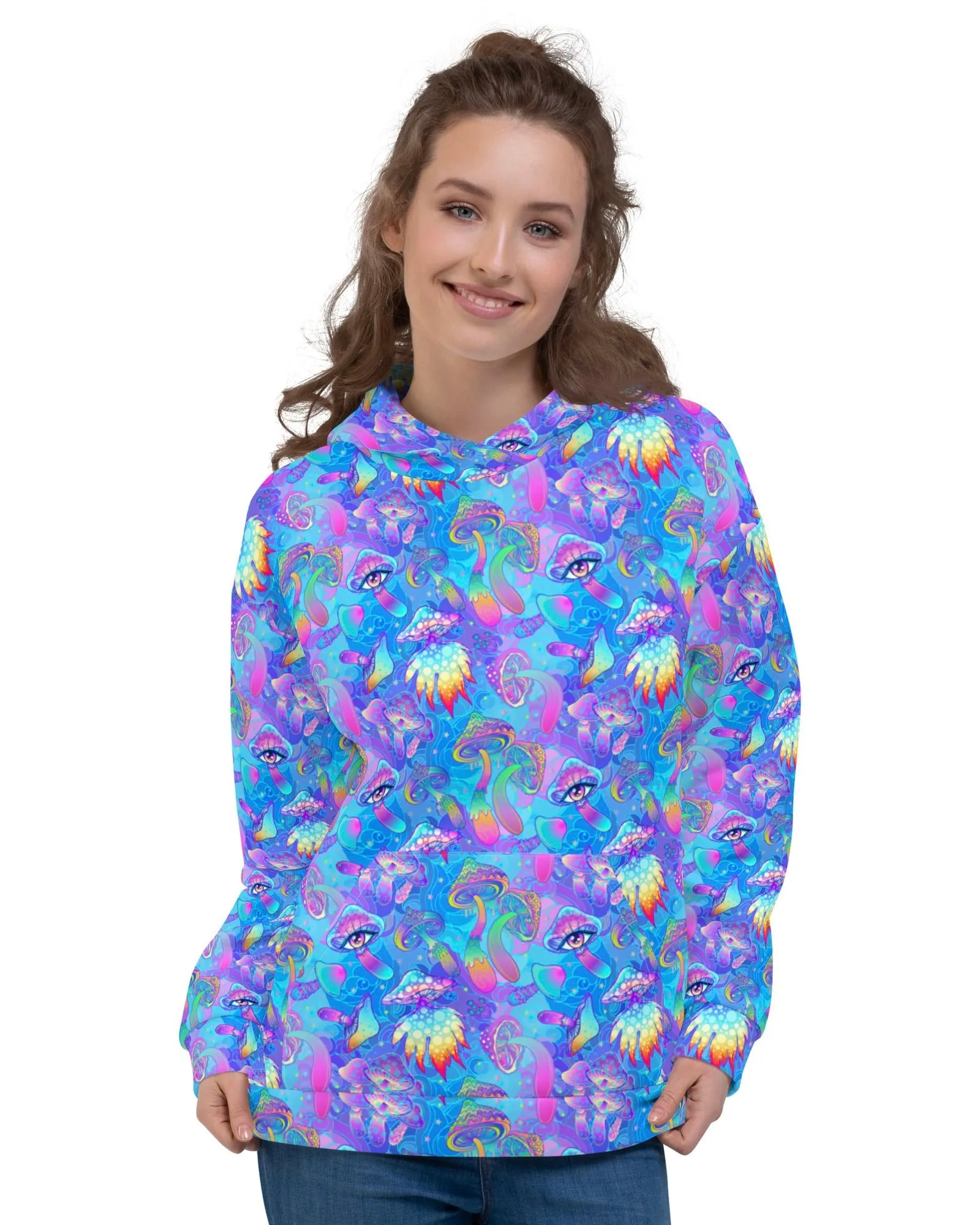 Shroomin Blue Hoodie