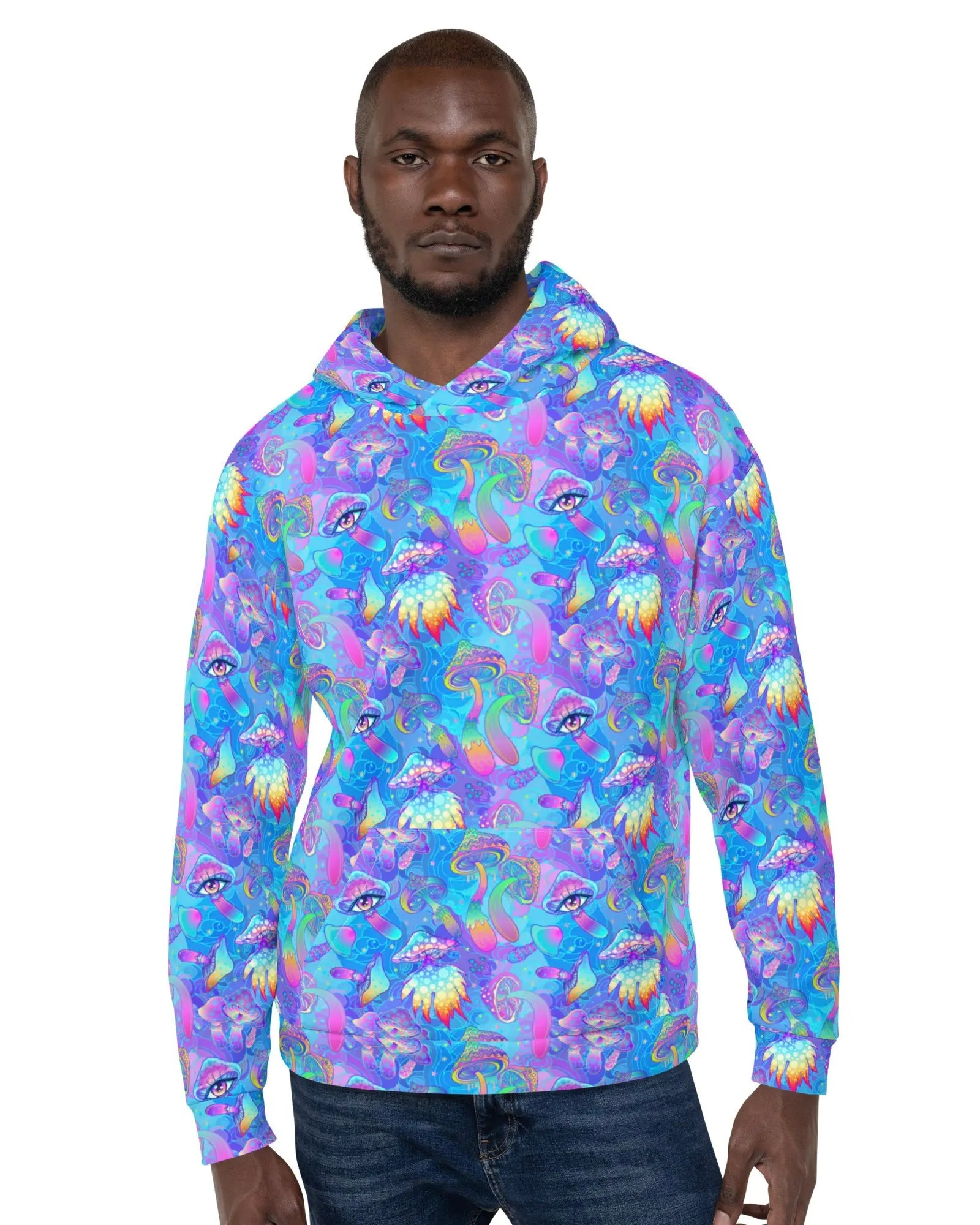 Shroomin Blue Hoodie