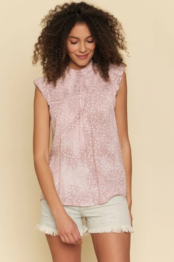 Smocked Yoke Top