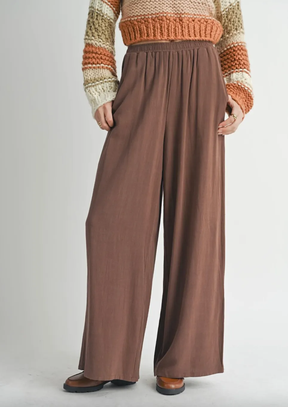 sugarloaf wide leg linen pant