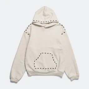 SWT Knit MARIONETTE Hoodie - Ecru