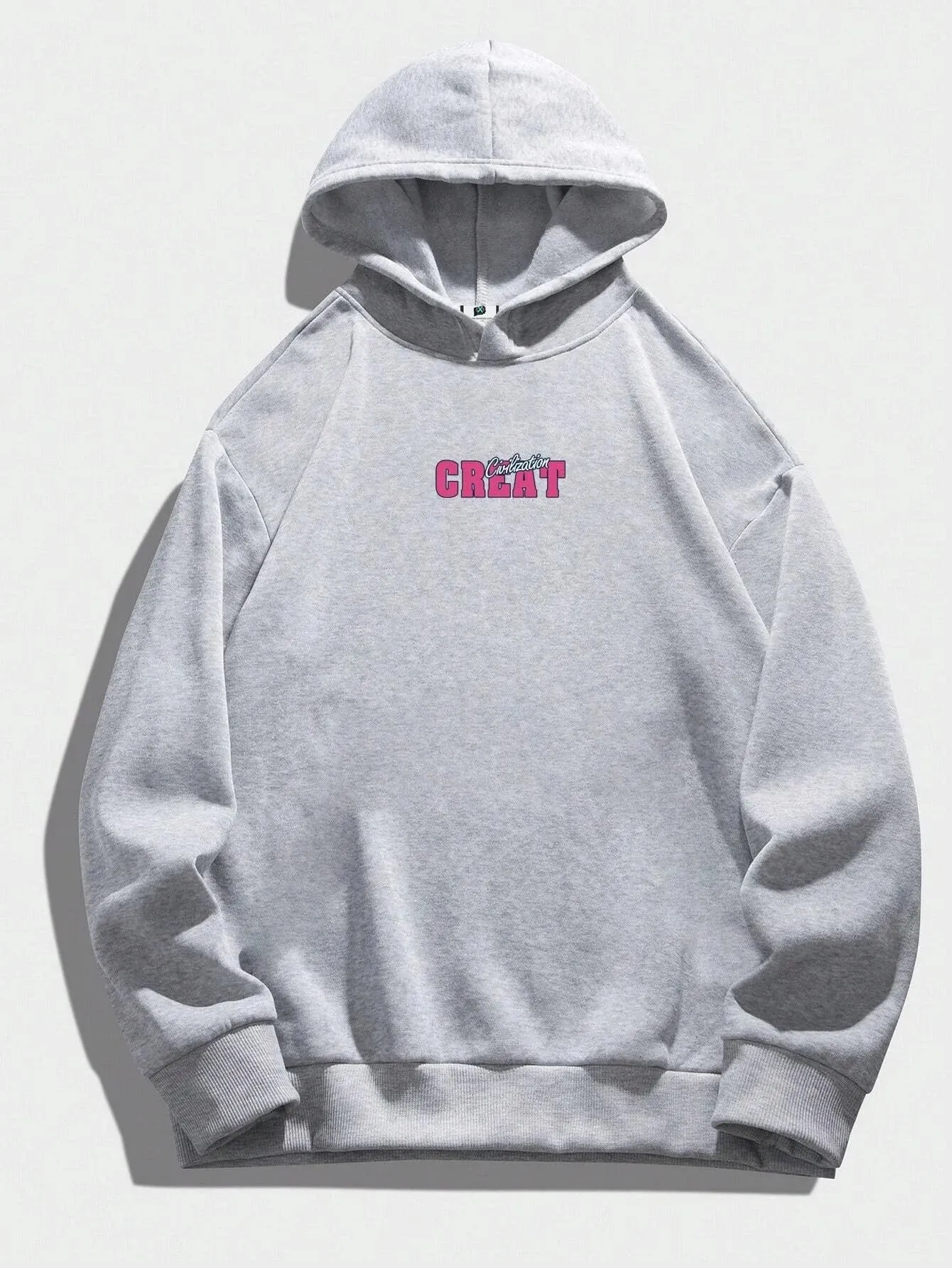 SXV  'creat civilization’ Printed Cool Aesthetic Sweatshirt Hoodie