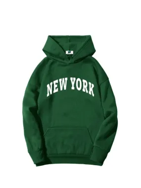 SXV  'NEW YORK’ Printed Cool Aesthetic Sweatshirt Hoodie