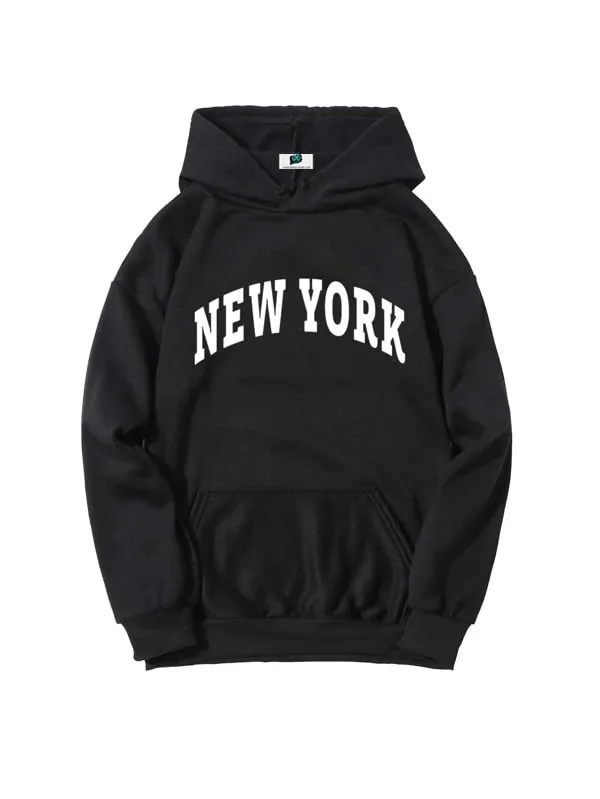 SXV  'NEW YORK’ Printed Cool Aesthetic Sweatshirt Hoodie