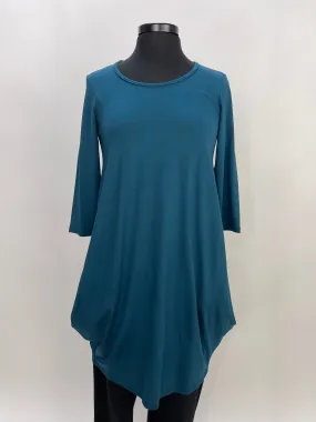 Teal Long Sleeve Dress