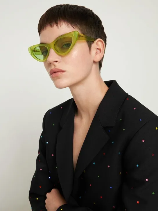 The Attico   Dora cat-eye acetate sunglasses 