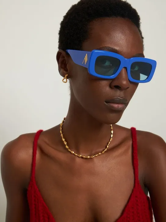 The Attico   Marfa squared acetate sunglasses 