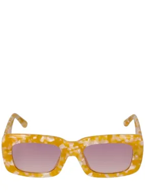 The Attico   Marfa squared acetate sunglasses 