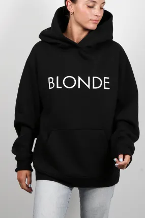 The "BLONDE" Classic Hoodie | Black