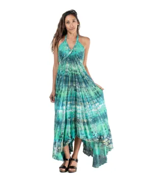 Tie Dye Long Goddess Dress