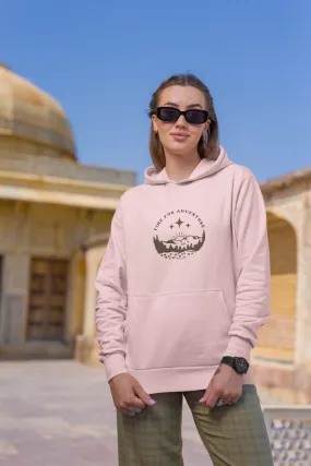 Time for Adventure Light Pink Hoodie