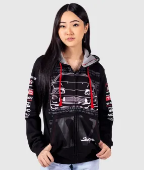 Toyota Supra MKIV Womens Hoodie