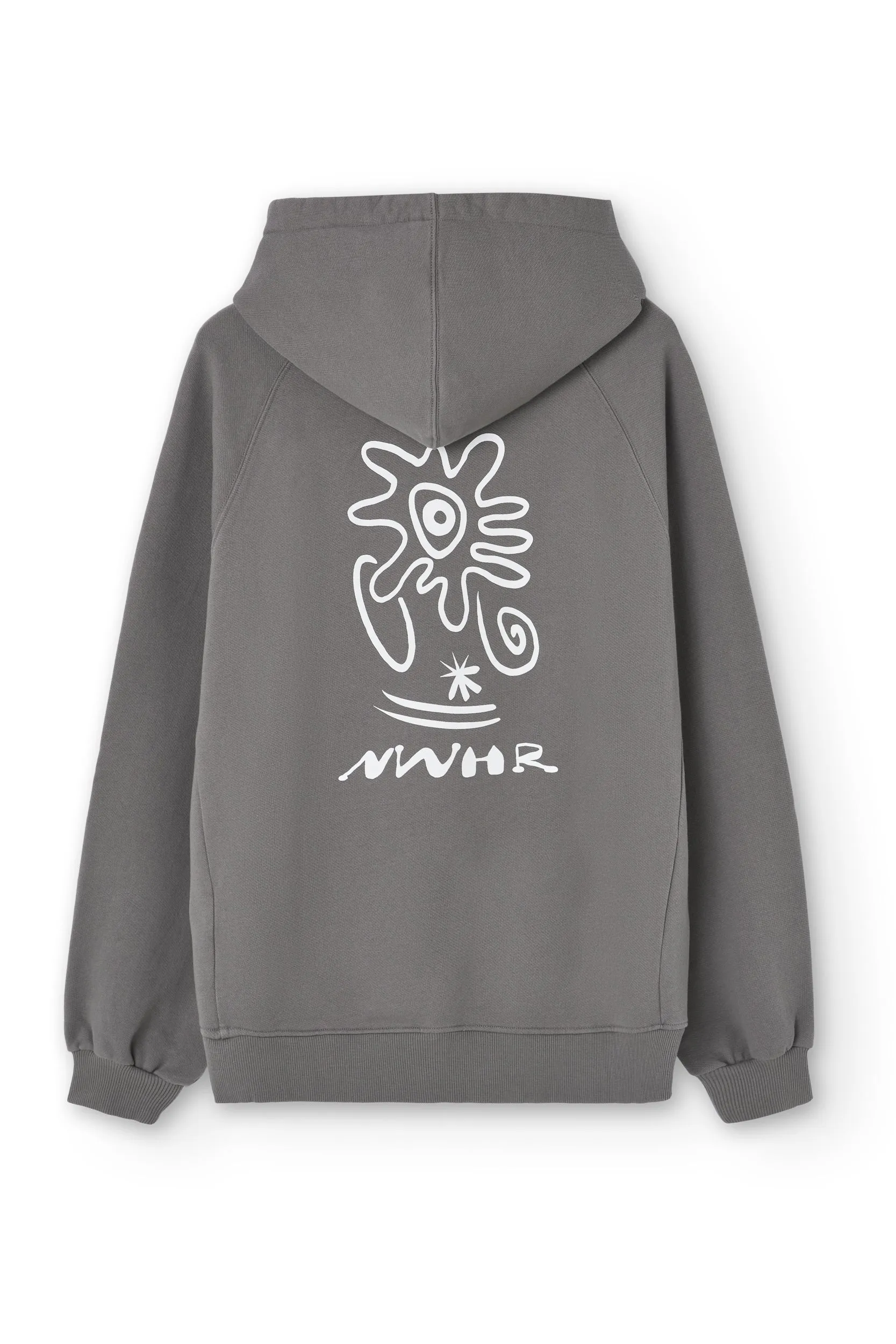 Tribal Shapes Hoodie Grey