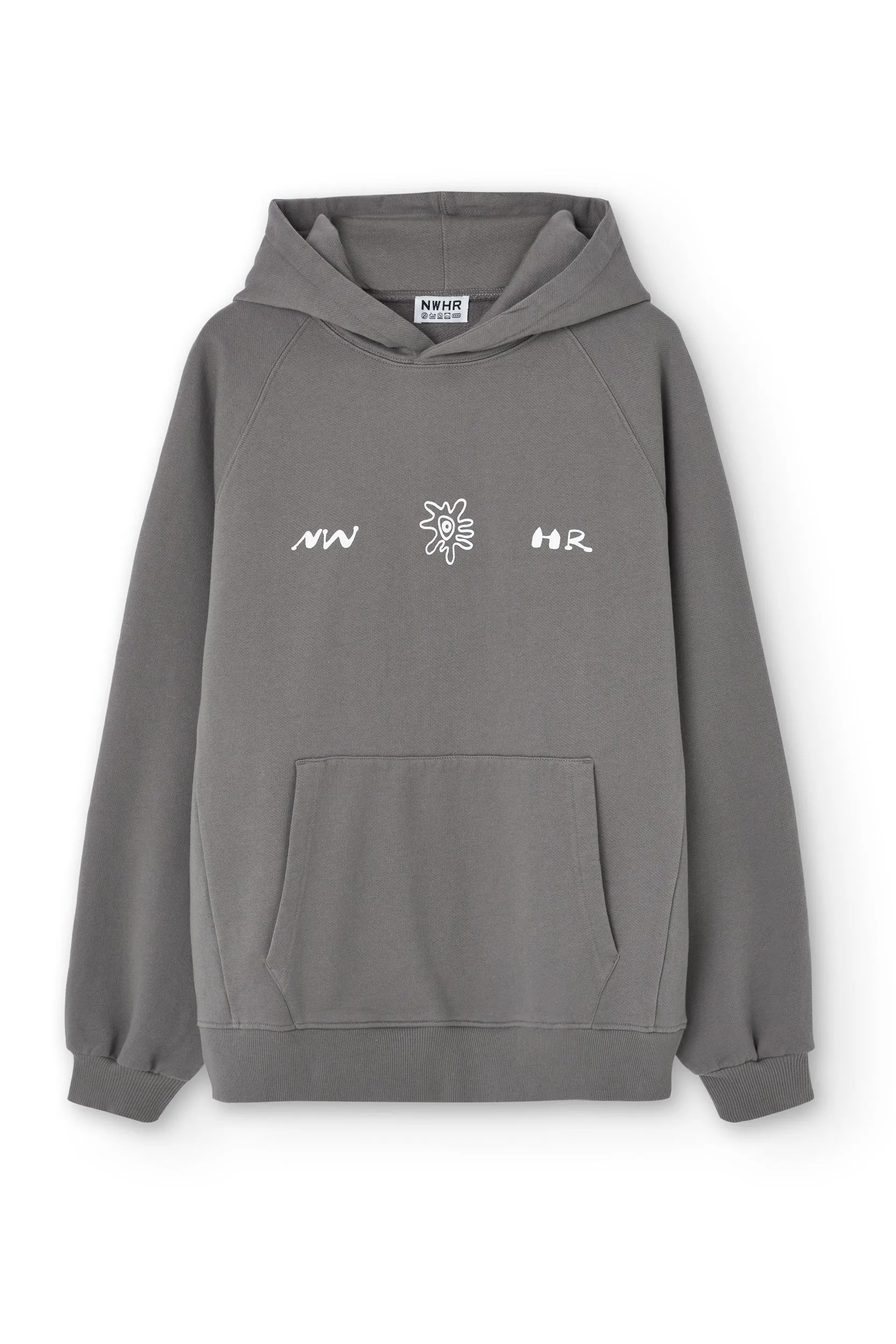 Tribal Shapes Hoodie Grey