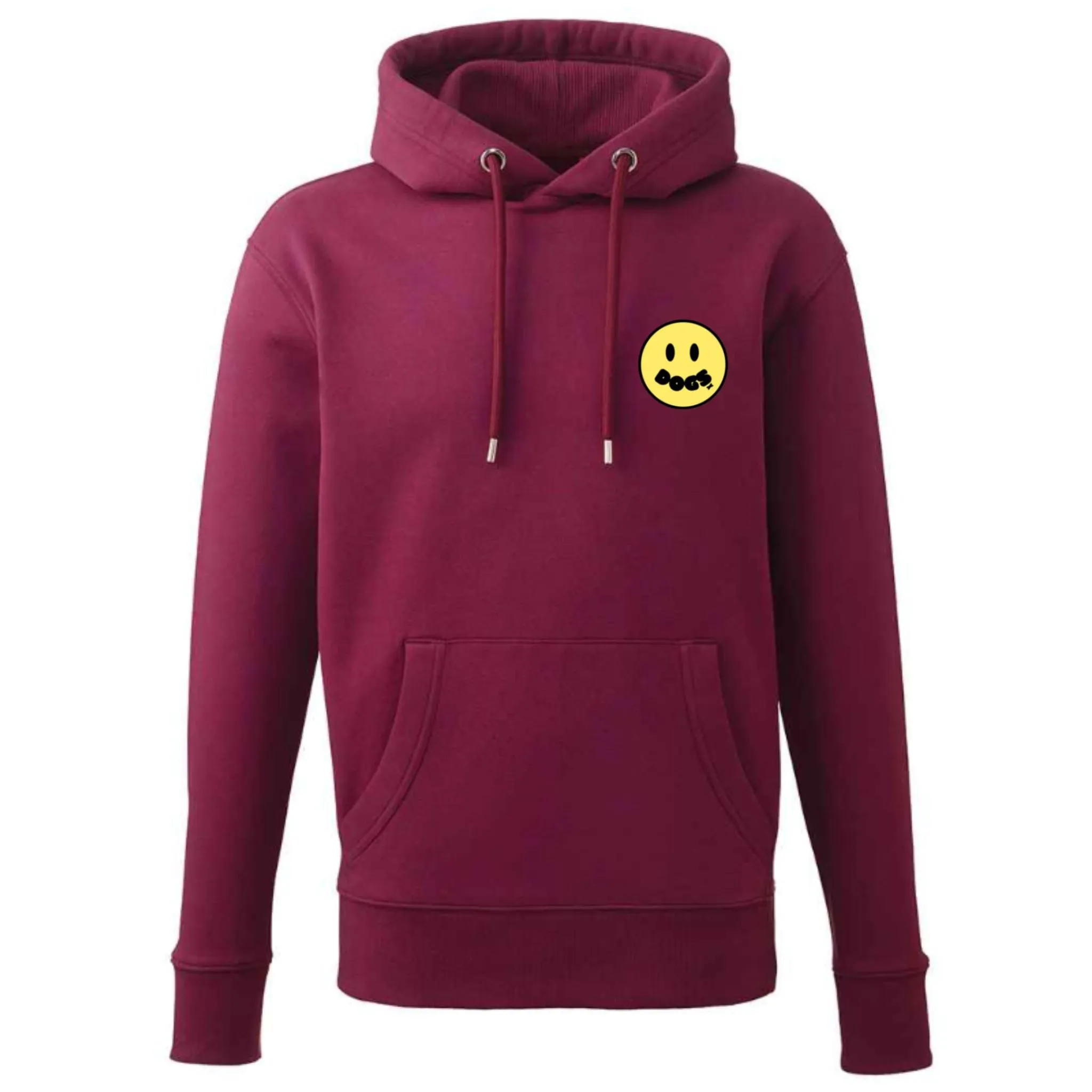 Unisex Embroidered Doggy Smile Hoodie | 12 Colours